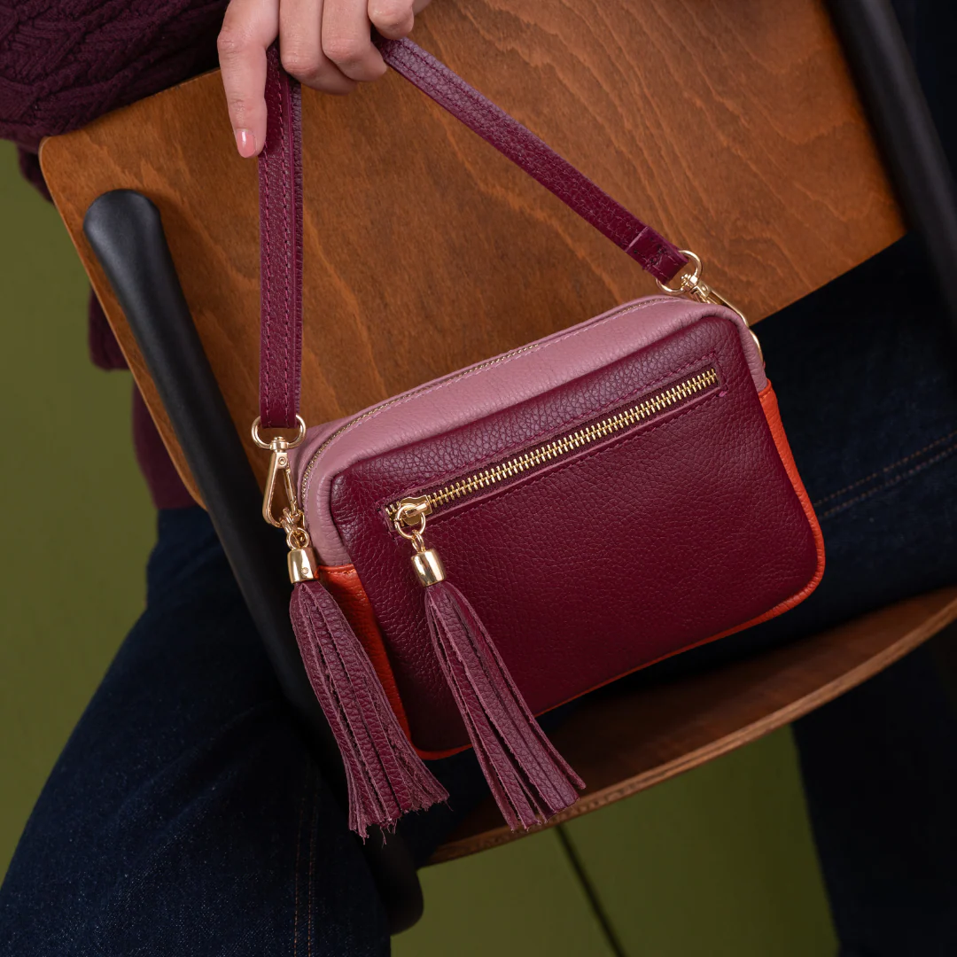 Schoudertas Maure | Burgundy - Image 2