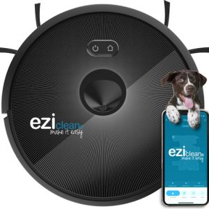 Eziclean Connect x600 Robotstofzuiger – Met Oplaadstation – Ideaal Voor Huisdieren Lasernavigatietechnologie – 240m²- 55dB