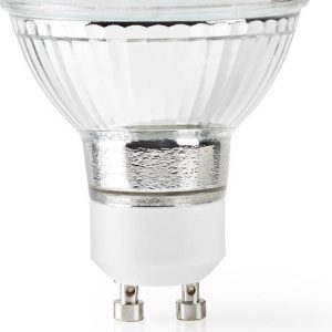 Nedis SmartLife LED Spot Wi-Fi GU10 – 400 lm – 5 W – Koel Wit / Warm Wit – 2700 – 6500 K – Energieklasse: F – Android / IOS – PAR16 – 1 Stuks