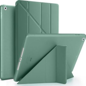 Tablet Hoes geschikt voor iPad Hoes 2017 – 5e generatie – 9.7 inch – Smart Cover – Donkergroen