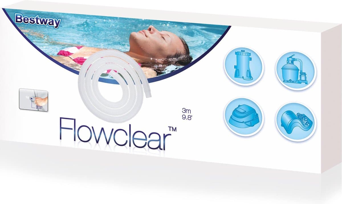 Bestway Vervangingsslang Flowclear 32 mm - Image 9