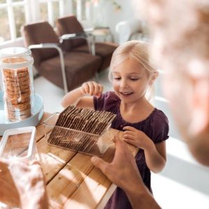 Mepal Stora vershouddoos – 1600 ml – Knäckebröd – Transparant – Rond