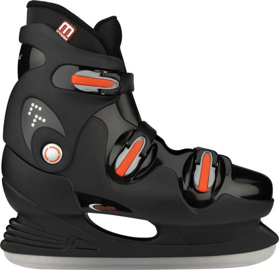 Nijdam IJshockeyschaats Maat 38 – Hardboot – Zwart/Zilver/Rood - Image 8