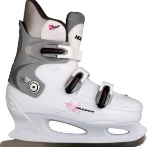 Nijdam kunstschaats maat 40 Hardboot – Wit/Zilver/Fuchsia