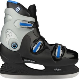 Nijdam IJshockeyschaats maat 35 – Hardboot – Zwart/Blauw