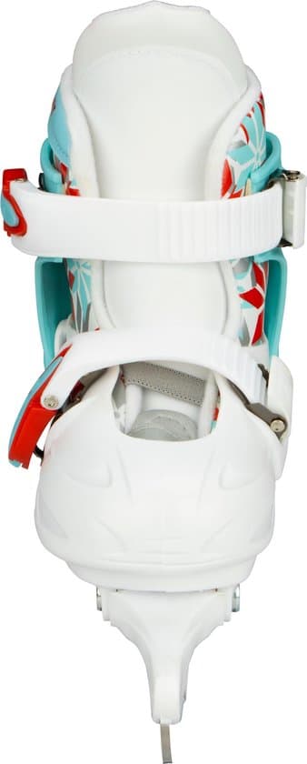 Nijdam Junior Kunstschaats verstelbaar Maat 30-33 – Hardboot – Wit/Blauw - Image 6