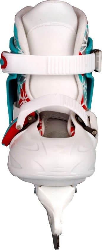 Nijdam Junior Kunstschaats verstelbaar Maat 30-33 – Hardboot – Wit/Blauw - Image 8