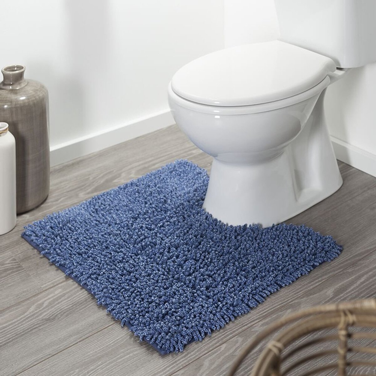 Sealskin Misto Toiletmat 55×60 cm – Katoen – Blauw - Image 3