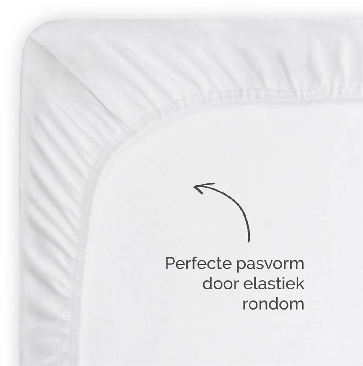 Byrklund Molton Hoeslaken – Molton 90×200 – 80% Katoen / 20% Polyester – Wit - Image 8