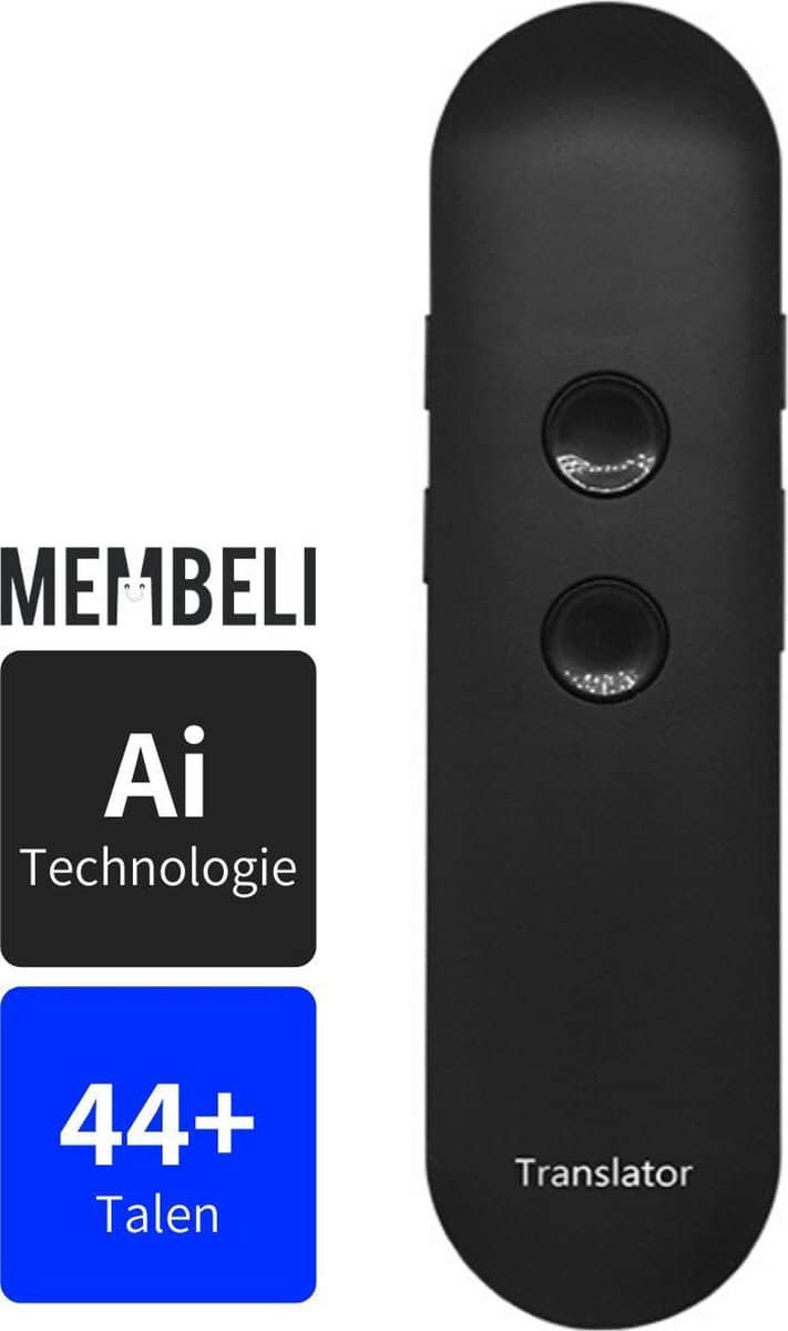 Membeli Vertaalcomputer Met Spraak 44+ Talen – Vertaal Apparaat – Muama Enence Vertaler – Directe Vertaler – 44+ Talen – zwart – Vertaal Computer – Vertaalapparaat - Image 5