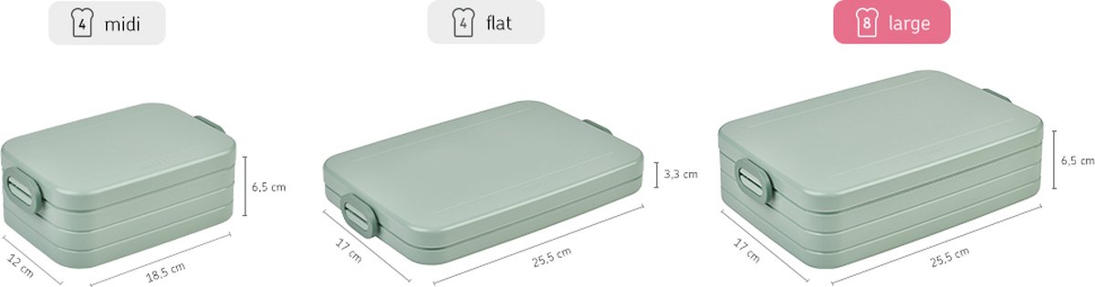 Mepal Lunchbox large – Broodtrommel – 8 boterhammen – Nordic black - Image 4