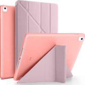 Tablet Hoes geschikt voor iPad Hoes 2019 – 7e Generatie – 10.2 inch – Smart Cover – Goud Roze