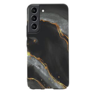 BlueBuilt Black Marble Hard Case Samsung Galaxy S22 Back Cover