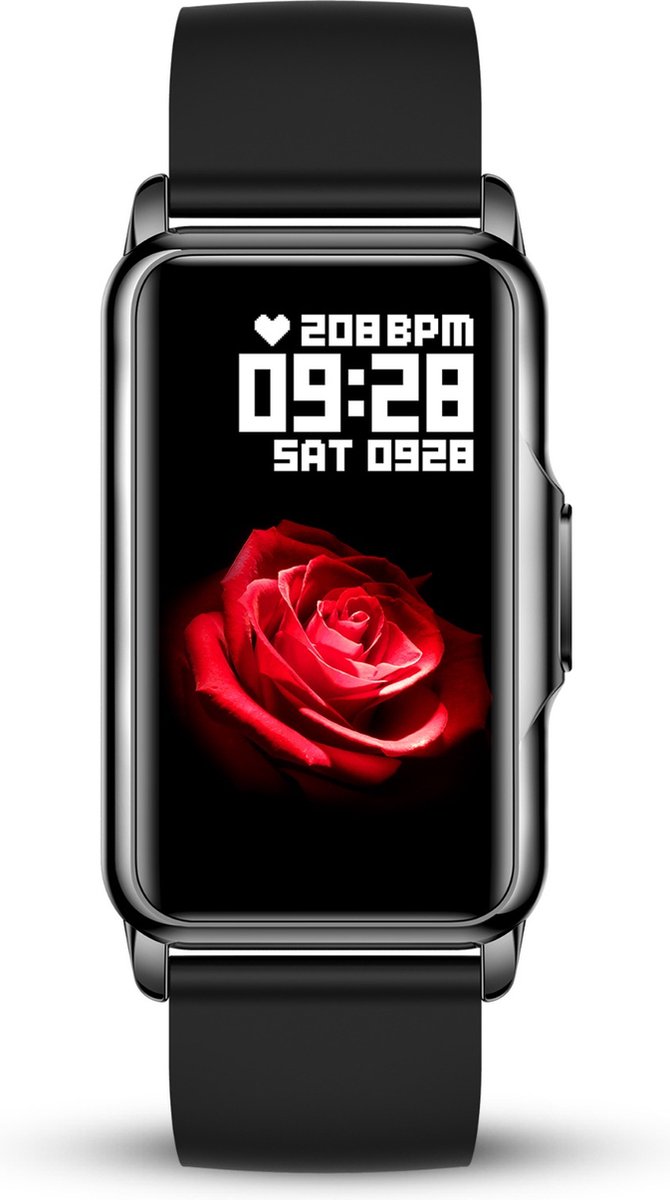 Golden Sound Activity Tracker – Stappenteller Horloge – Fitness tracker – Smartwatch – Smartwatches – Dames & Heren – Zwart - Image 2