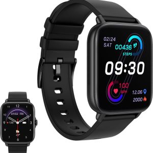 Golden Sound Premium Smartwatch – Heren – Stappenteller – Slaapmeter – Hartslagmeter – Sport monitoren – Geschikt voor elke laptop en smartphone- Zwart