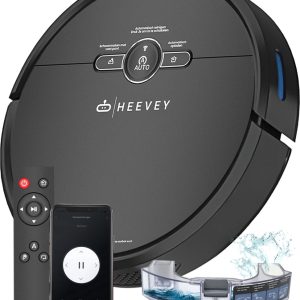 Heevey Robotstofzuiger met dweilfunctie – Automatisch oplaadstation – Dweilrobot – Robotstofzuiger huisdieren