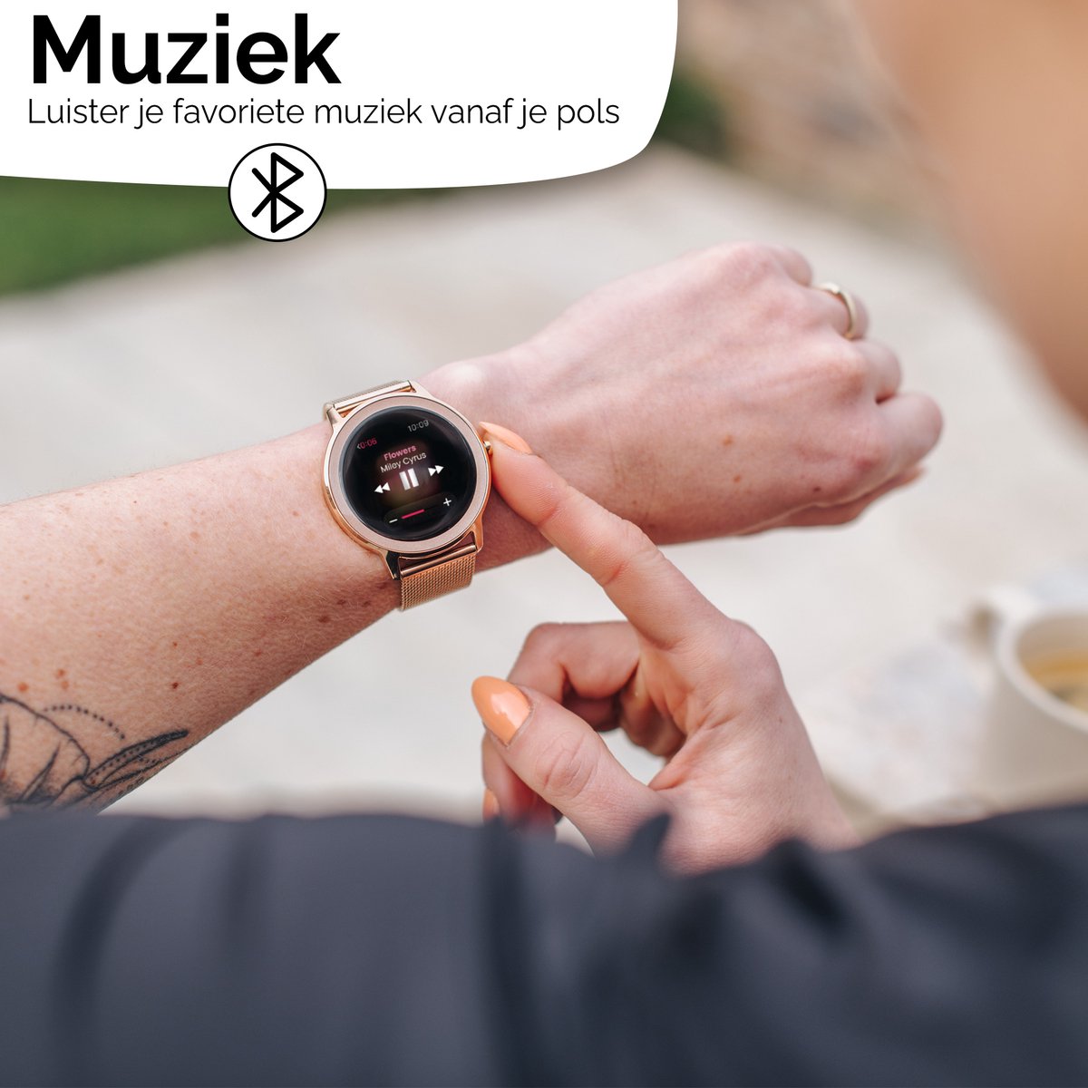 Smartify dames smartwatch met stappenteller – Activity Tracker – Met Belfunctie – Saturatiemeter – Geschikt voor elke Smartphone – Android en IOS - Image 8
