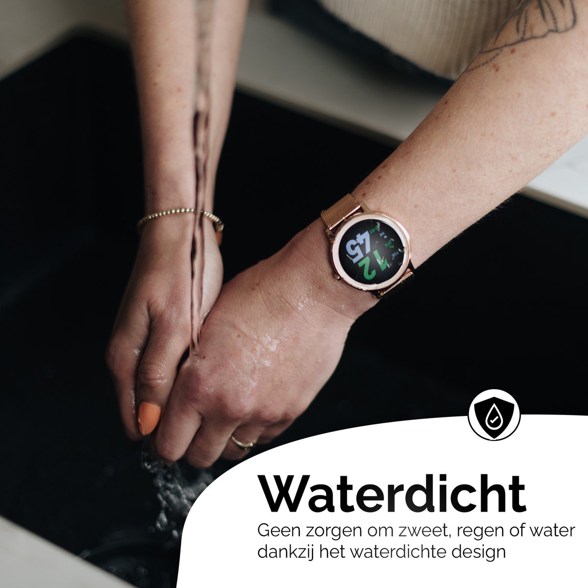 Smartify dames smartwatch met stappenteller – Activity Tracker – Met Belfunctie – Saturatiemeter – Geschikt voor elke Smartphone – Android en IOS - Image 3