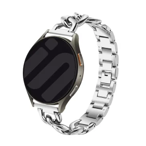 Samsung Galaxy Watch Active steel chain band (zilver)