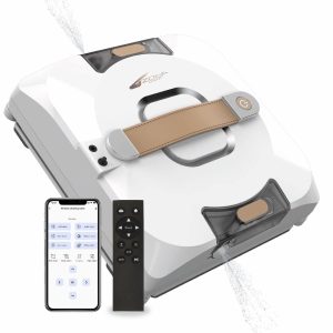 Zoef Robot Bobbie 4.0 – robot ramenwasser met waterspray – anti-slip robot – met veiligheidskabel – robot raamwasser – raamwisser
