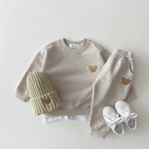 4Little Fashion - Joggingset voor je kleintje - Broek, trui & muts