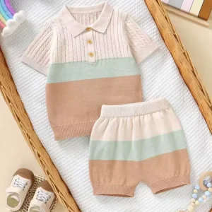 PoloNest™ – Gebreide Polo Zomerset – Comfortabele Baby Outfit