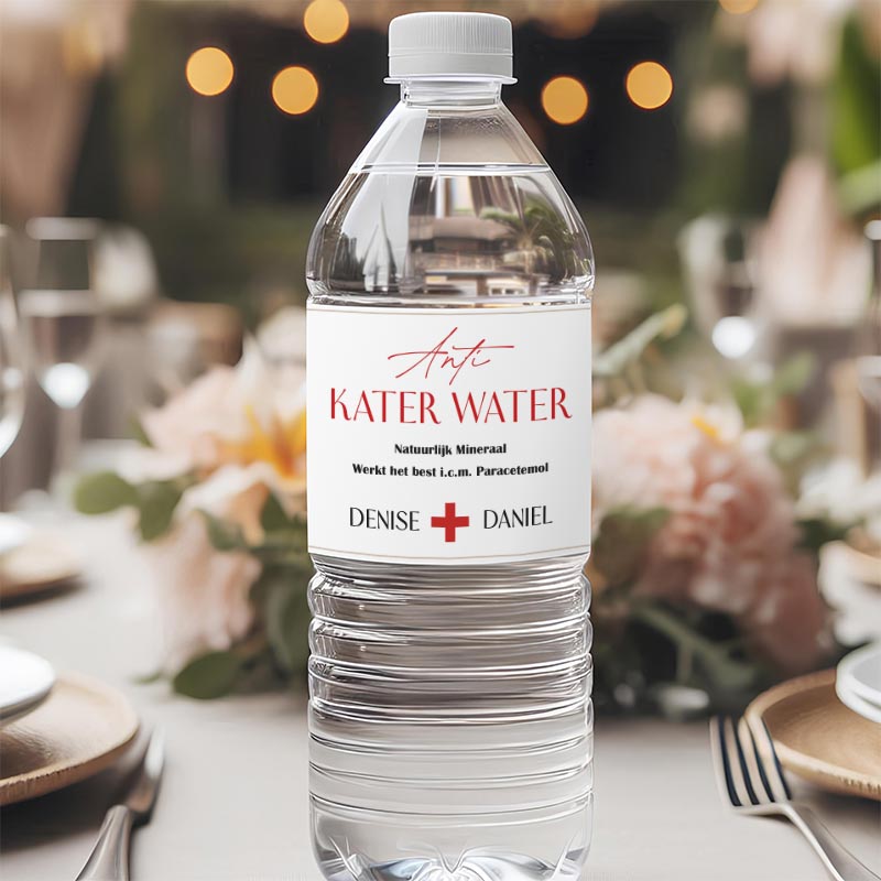 Anti Kater Water Etiketten - Image 2