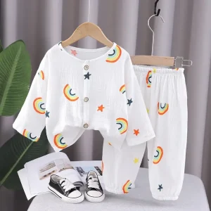SkyJoy™ – Chil set Regenboogprint – Kinder set