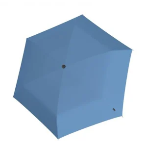 Knirps U.200 Ultra Light Duomatic Paraplu UV Protection blue with black coating